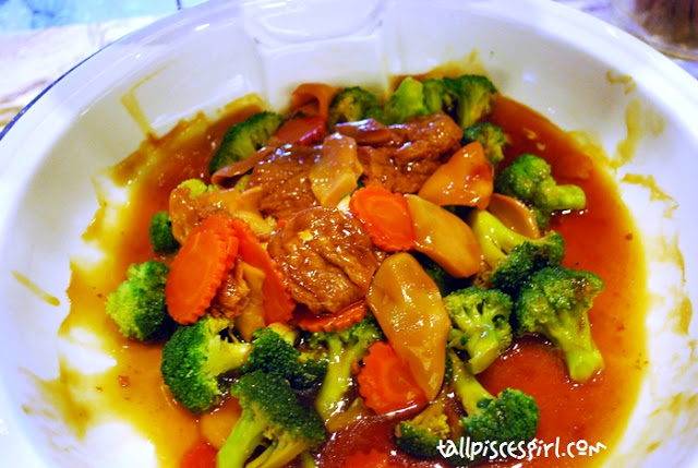 Braised Brocolli with Top Shell Abalone