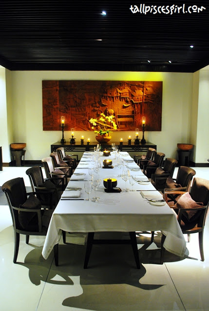 Private dining area