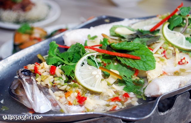 Steamed Siakap with Lime and Chilli Sauce (RM 39.90)
