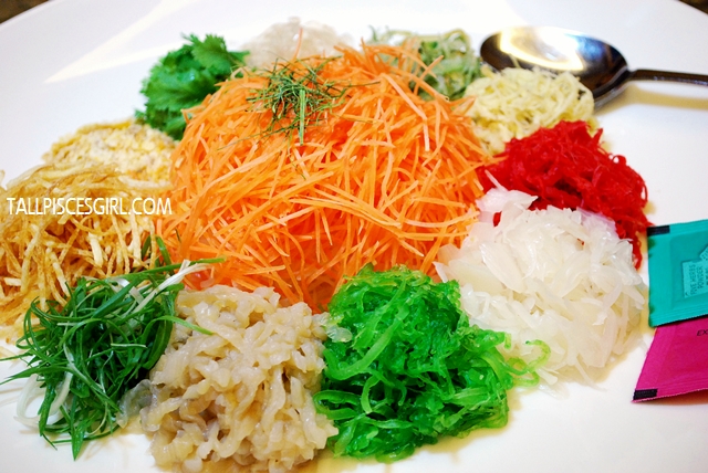 Yee Sang with Soft Shell Crab and Condiments Yee Sang with Soft Shell Crab and Condiments