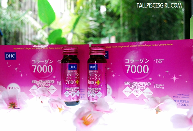 DHC Collagen Beauty 7000 with pretty plum blossoms!