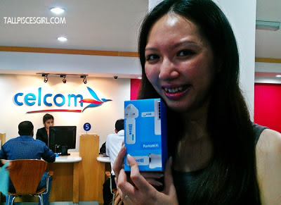 Celcom PortaWifi5 | I've got my FREE Celcom PortaWiFi device!