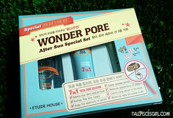 Etude House Wonder Pore After Sun Special Set Box