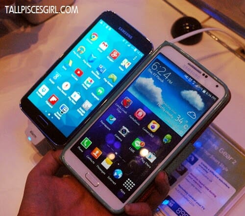 Comparison between Samsung Galaxy S5 and Samsung Note 3