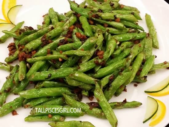 Stir Fried French Beans with Minced Garlic