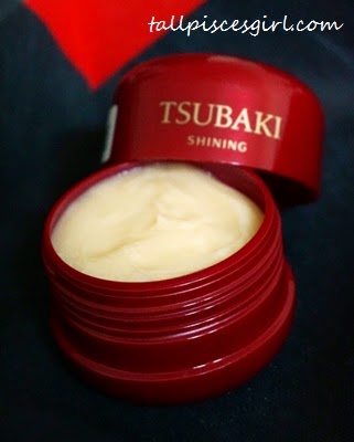 Tsubaki Shining Hair Mask Texture