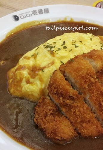 CoCo Ichibanya - Pork Cutlet Omelette Curry (Price: RM 26)