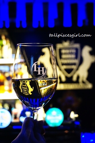 Chilling with White Horse Tavern's house white wine