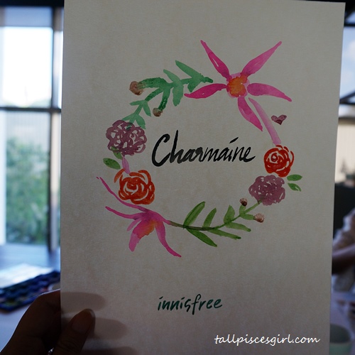 DSC08162 | An Affair with innisfree Orchid Skincare Range Watercolor Flower Wreath