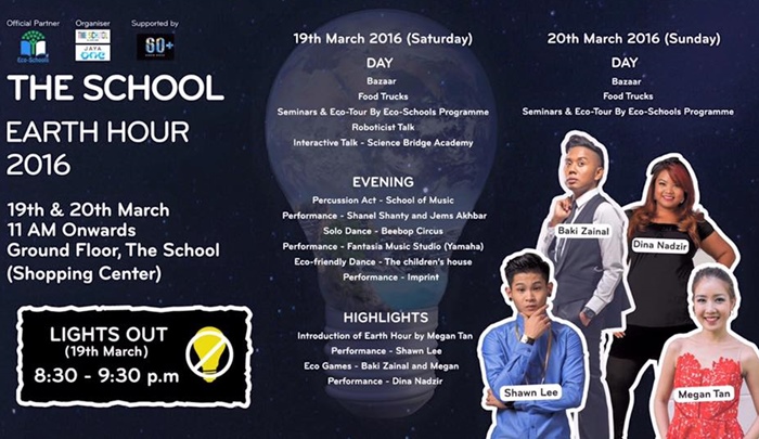 The School Earth Hour 2016 Schedule | Exciting Eco-Camp for Earth Hour 2016 @ The School The School Earth Hour 2016 Schedule