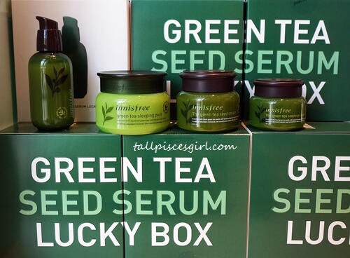 innisfree Green Tea Seed Serum Lucky Box exclusively during Journey of The Green Tea Seed Serum