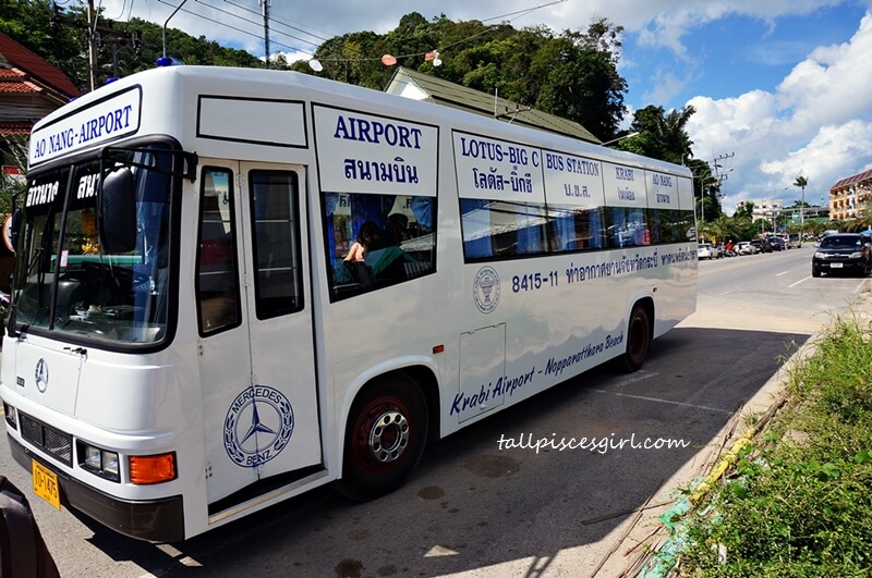 DSC00203 | Cheapest Way from Krabi Airport to Ao Nang Cheapest Transport from Krabi Airport to Ao Nang - Official Bus Service