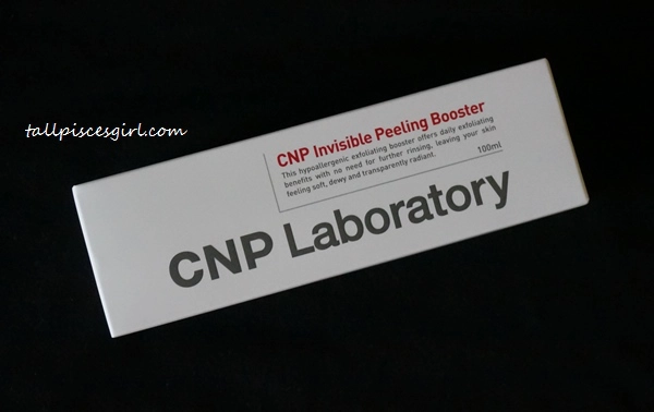 DSC00471 | 3 Reasons Why You Should Use CNP Invisible Peeling Booster CNP Laboratory Invisible Peeling Booster Packaged in a Box