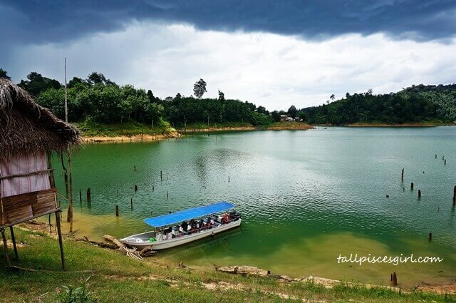 The view of our ride on the lake