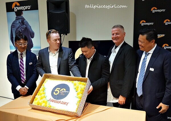 DSC06338 | Lowepro Unveils 18 New Multifunctional Lifestyle Bags A special cake was delivered to celebrate Lowepro's 50th Anniversary!