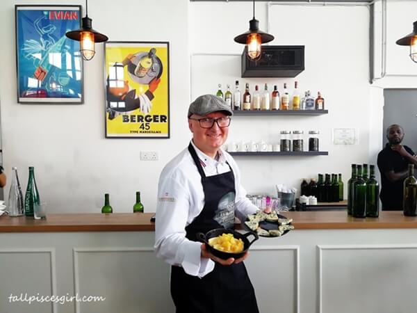 Chef Pierre Gay, a cheese connoisseur and artisan who came all the way from France