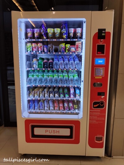 Vending machine at lobby