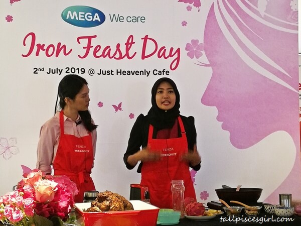 Consultant at Mega Lifesciences Pn Ernie Syafika educating us on Iron Deficiency Anemia | MEGA We Care BiO-LiFE IRON FEAST Day Raises Awareness on Iron Deficiency Anemia Consultant at Mega Lifesciences, Pn Ernie Syafika educating us on Iron Deficiency Anemia