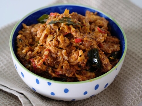 Sardine Peratal (Dry Sardine Curry) by Chef Sara Khong