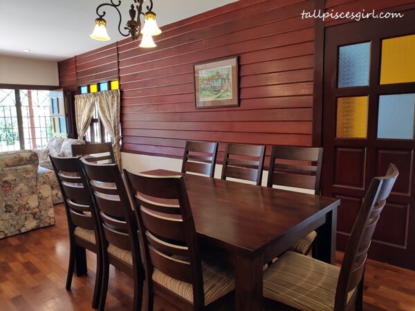 Villa Alor Dining Area | Experience Kampung Life at Rimba Alor Orchard Villas Melaka Villa Alor - Dining Area