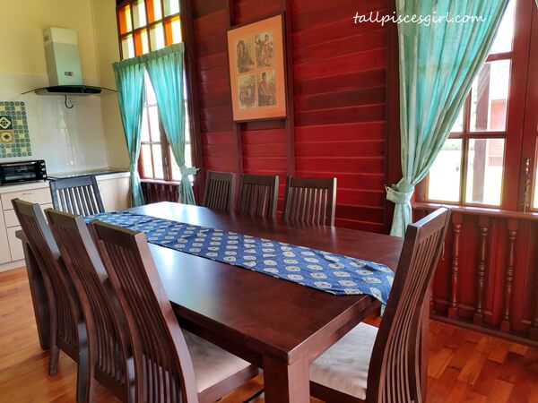 Villa Rimba Dining Area | Experience Kampung Life at Rimba Alor Orchard Villas Melaka Villa Rimba - Dining Area