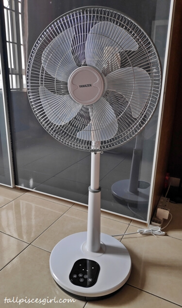 Yamazen Touch Stop Electric Fan Review Tallpiscesgirl