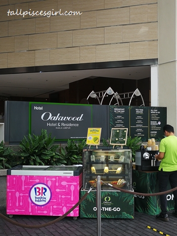 ON THE GO stall @ Oakwood Hotel and Residences Kuala Lumpur | Durian ON-THE-GO @ Oakwood Hotel & Residence Kuala Lumpur ON-THE-GO stall @ Oakwood Hotel and Residences Kuala Lumpur