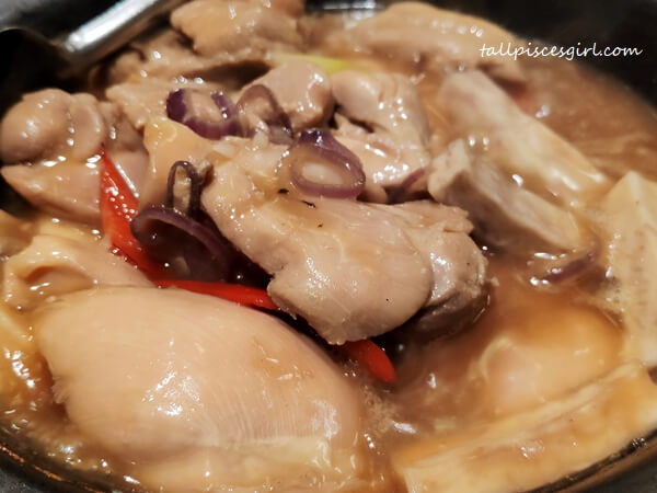 Purple Cane Restaurant - Simmered Chicken with Yam in Jasmine Tea Sauce