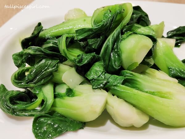 Purple Cane Restaurant Stir Fried In Season Vegetable Dish with Oolong Tea | Purple Cane Restaurant Mid Autumn Menu 2020 Purple Cane Restaurant - Stir Fried In-Season Vegetable Dish with Oolong Tea