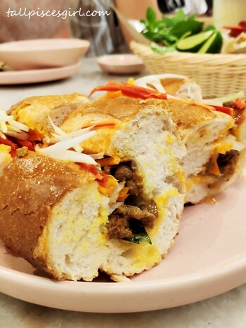 Beef Banh Mi | Nguyen's Vietnamese Restaurant @ 163 Retail Park, Mont Kiara Beef Banh Mi (Price: RM 13)