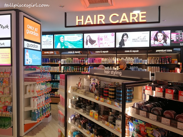 Hair Care and Only at Guardian Section