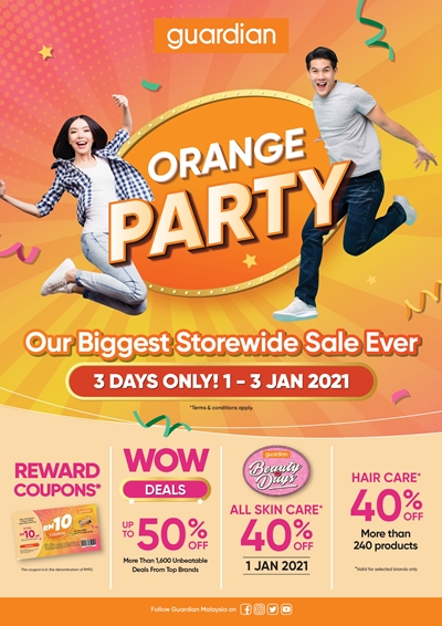 Guardian Orange Party Poster