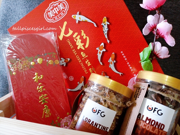 Yee Sang, HLB Angpau packets and cookies from Coffee for Good