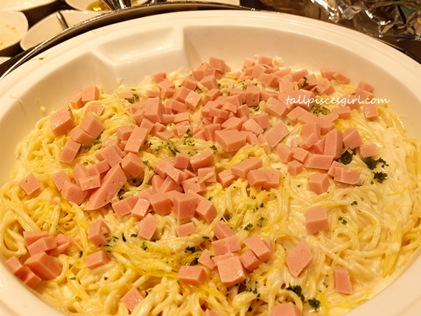 Spaghetti Carbonara | Jingle Jangle Christmas Buffet 2021 at Cinnamon Coffee House, One World Hotel PJ Spaghetti Carbonara