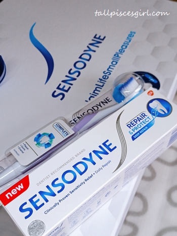 The New Sensodyne Repair and Protect Deep Repair Toothpaste with NovaMin Technology