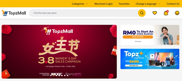 TopzMall Online Shopping Platform | TopzMall Women’s Day Exclusive Deals! TopzMall Online Shopping Platform