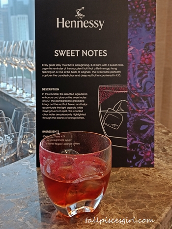 Hennessy Sweet Notes Cocktail