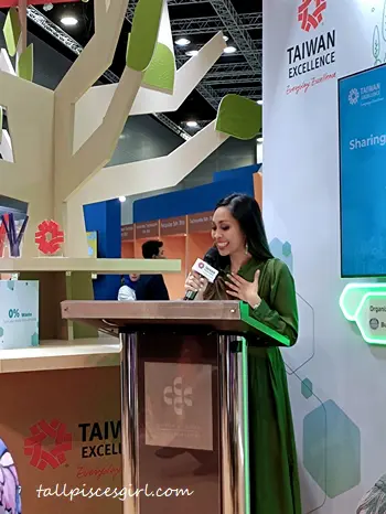 Dayang Nurfaizah he brand ambassador for Taiwan Excellence ESG initiative | Taiwan Excellence Ignites a Green Future and Business Opportunities at IGEM 2022 Dayang Nurfaizah, he brand ambassador for Taiwan Excellence ESG initiative
