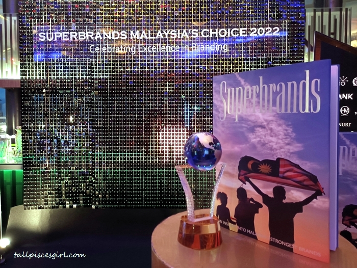 Nicely decorated stage for Superbrands Malaysia 2022 at Envi Skydining | Superbrands Malaysia 2022 Awards Presented to Key Global MNCs and Top Local Companies Nicely decorated stage for Superbrands Malaysia 2022 at Envi Skydining