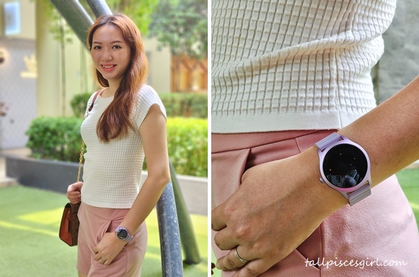 Stylish Kieslect Lady Calling Watch Lora Smartwatch in Purple