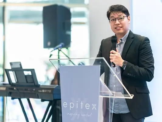 Mr Nick Koh Country Manager for Epitex Malaysia | Epitex Malaysia: Quality Bedding for Malaysians Mr Nick Koh, Country Manager for Epitex Malaysia