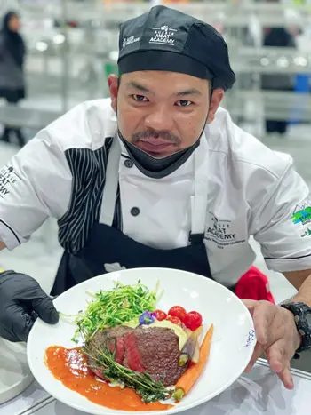 Zamri competition dish | Aussie Meat Academy Ultimate Young Butchers Challenge 2023 Zamri competition dish