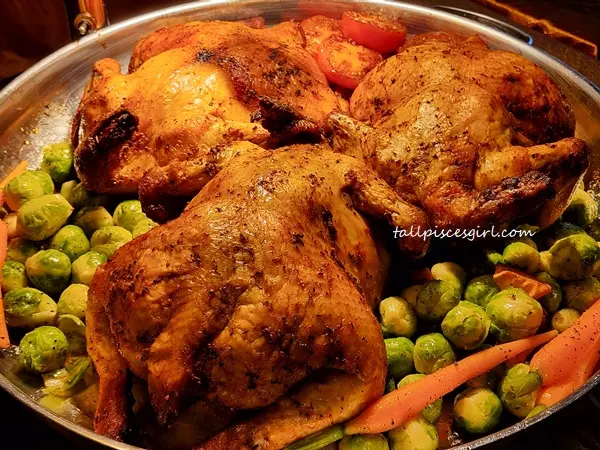 Citrus Tea Brine Roasted Chicken | DoubleTree by Hilton Kuala Lumpur Christmas Buffet 2023 Citrus Tea Brine Roasted Chicken