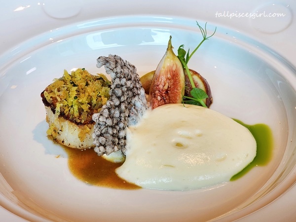 Shiso Panko Crusted Scallop | Nobu KL Festive Omakase Menu 2023 Shiso Panko Crusted Scallop