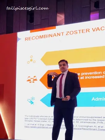 Dr. Alap Gandhi Country Medical Director of GSK Malaysia Brunei sharing about the newly launched shingles vaccine | Shingrix: GSK Shingles Vaccine Now Available in Malaysia Dr. Alap Gandhi, Country Medical Director of GSK Malaysia & Brunei, sharing about the newly launched shingles vaccine
