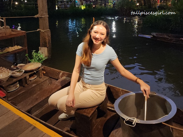Pretending to be a boat noodle seller in the Thai Village | Top 10 Things to Do in Phuket: Must-See Attractions and Activities Pretending to be a boat noodle seller in the Thai Village