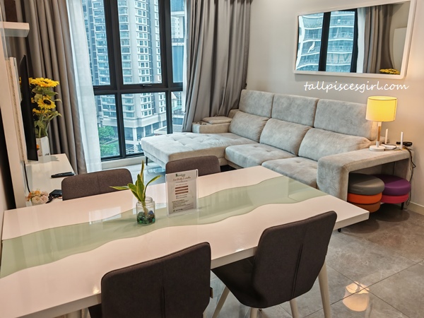 The OOAK Suites by Bamboo Hospitality Dining and living area | Why The OOAK Suites by Bamboo Hospitality in Mont Kiara Is Perfect for Your Next Kuala Lumpur Staycation The OOAK Suites by Bamboo Hospitality - Dining and living area