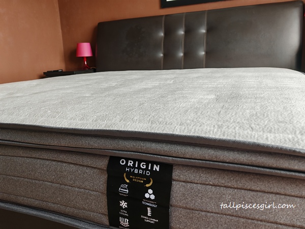 The Origin Hybrid Mattress has a medium firm feel that provides comfort while effectively supporting my spine | Origin Hybrid Mattress Review: My Journey to Better Sleep The Origin Hybrid Mattress has a medium-firm feel that provides comfort while effectively supporting my spine